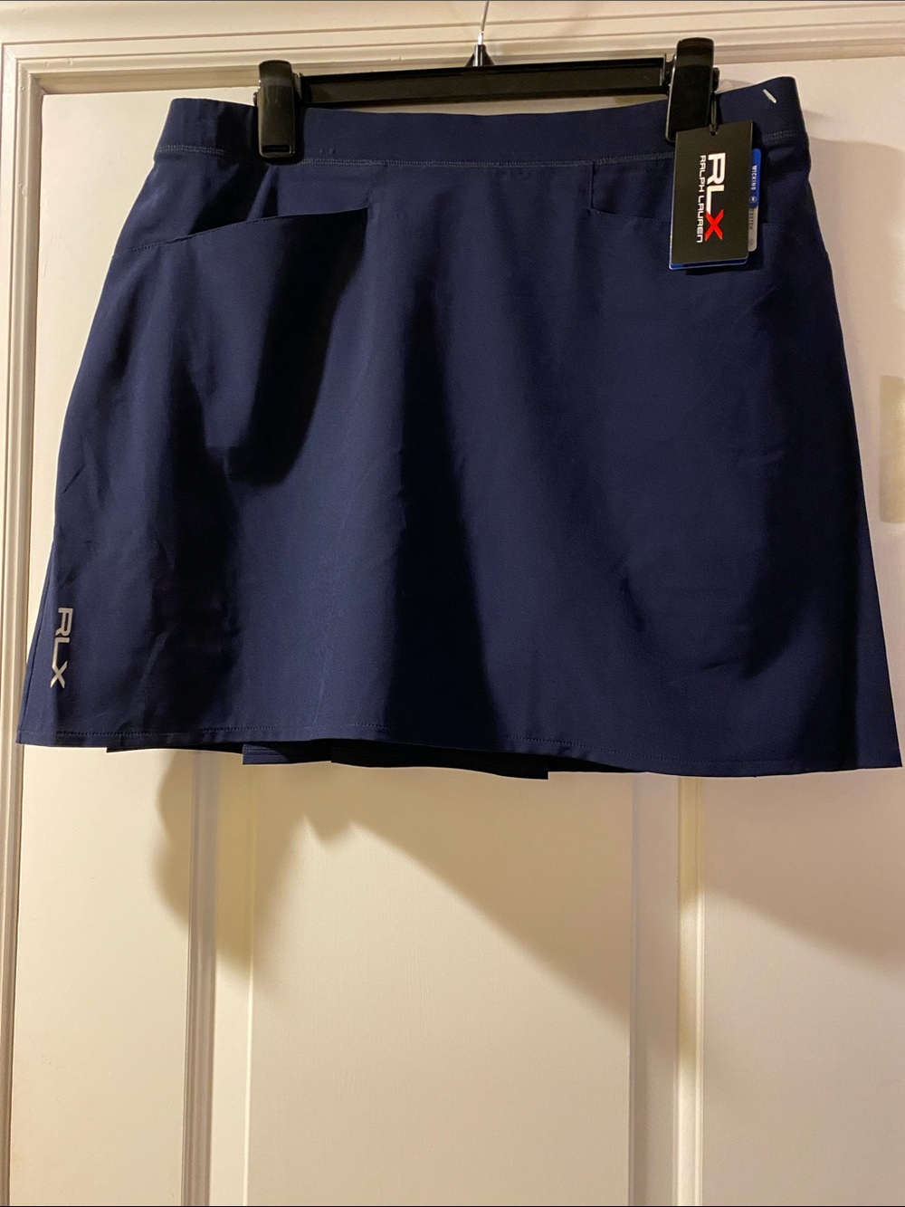 Ralph Lauren Logo Golf/Tennis/Running Skirt Attached Biker Shorts Pockets NWT